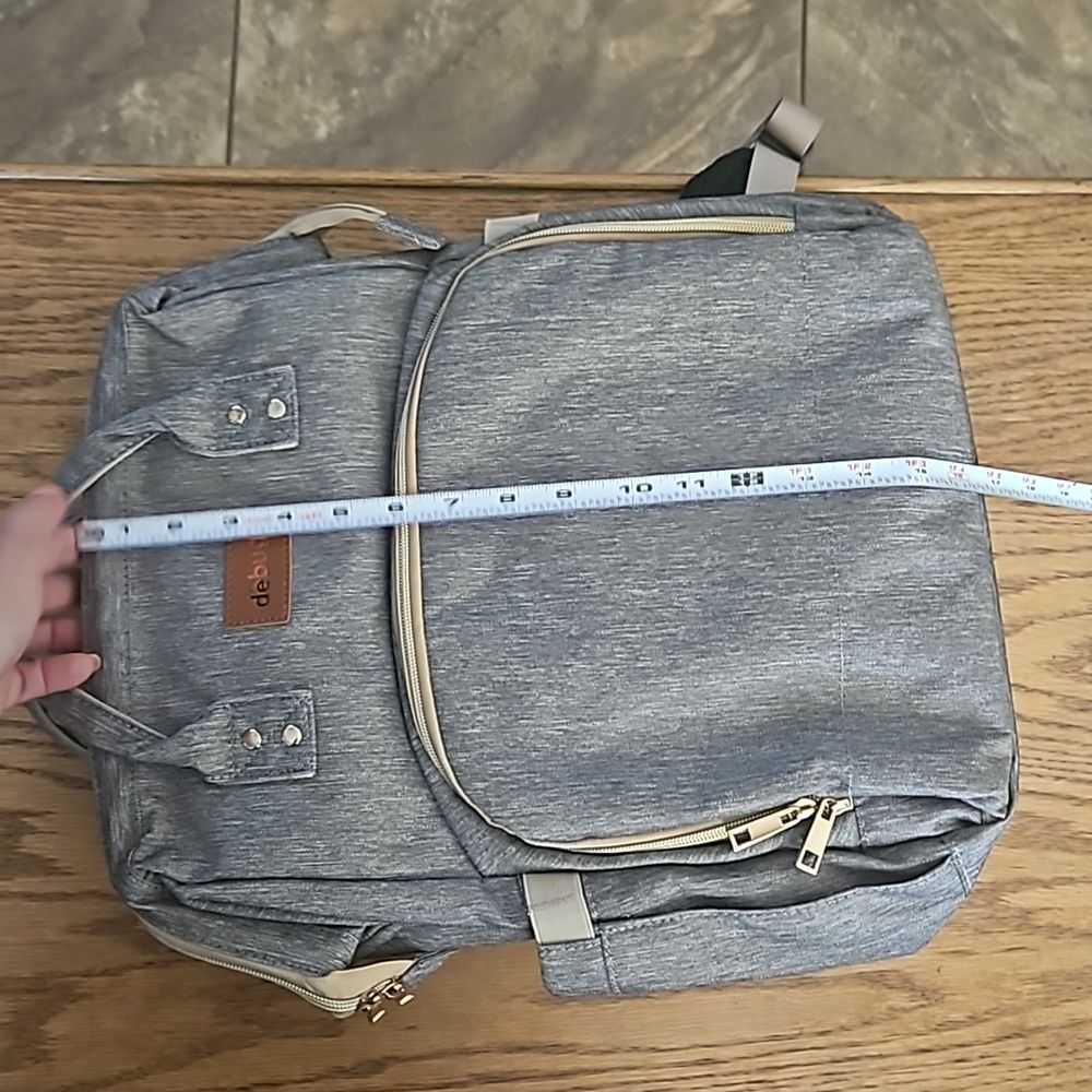 Debug Baby Diaper Bag with Built in Changing Station in Gray - Picture 13 of 15